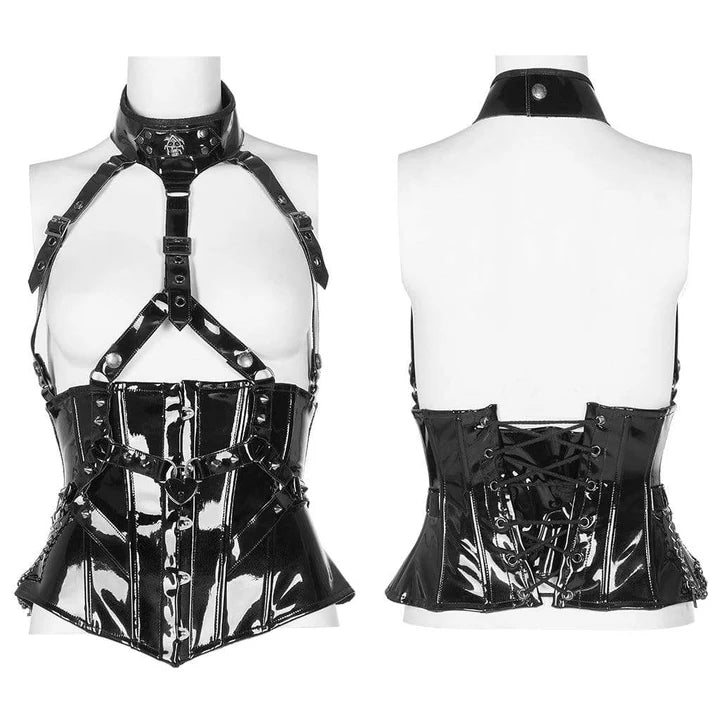 Heartbreaker Faux Leather Corset