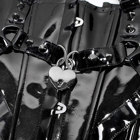Heartbreaker Faux Leather Corset