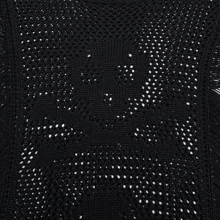 Mesh Skull Goth Dress