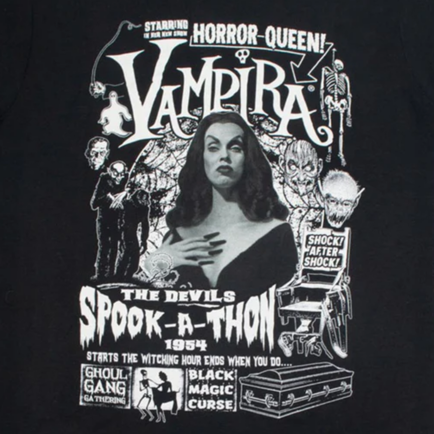 Vampira Queen Of Horror Tee