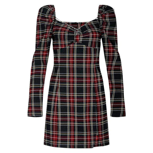 Zombie High Plaid Dress