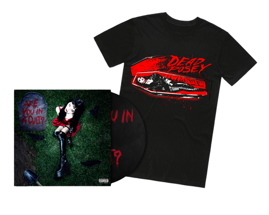 'Are You In A Cult?' CD + Coffin Tee Bundle