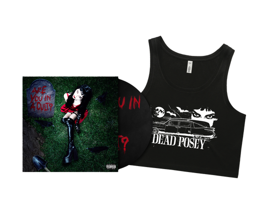 'Are You In A Cult?' CD + Hearse Crop Bundle