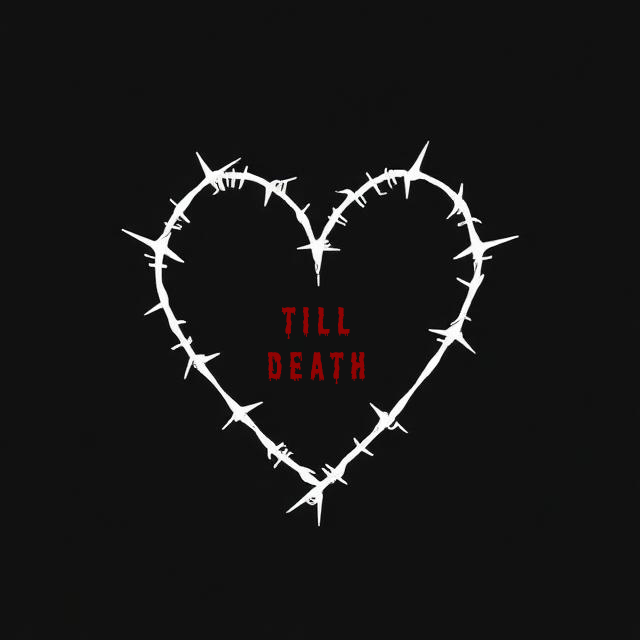 Till Death Barbwire Heart Tank Top