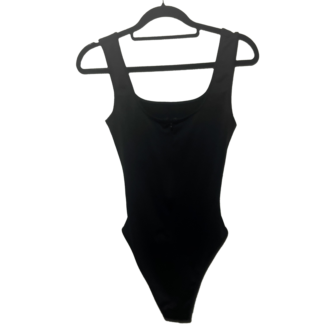 Cutout Black Bodysuit