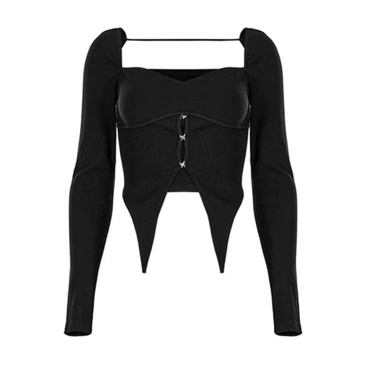 The Butterfly Effect Crop Top Long Sleeve