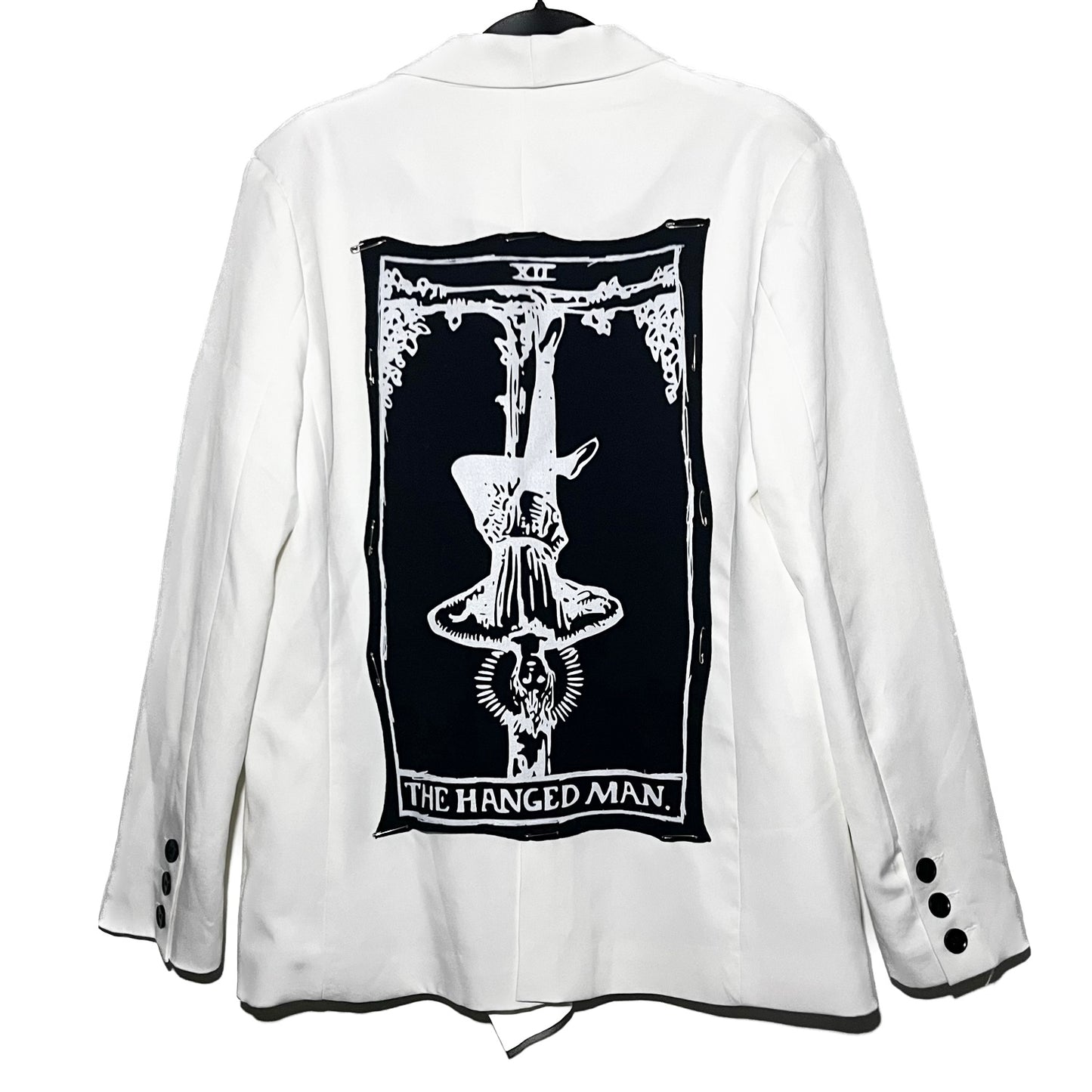 The Hanged Man White Blazer