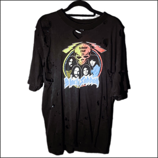 Vintage Black Sabbath Distressed T-Shirt