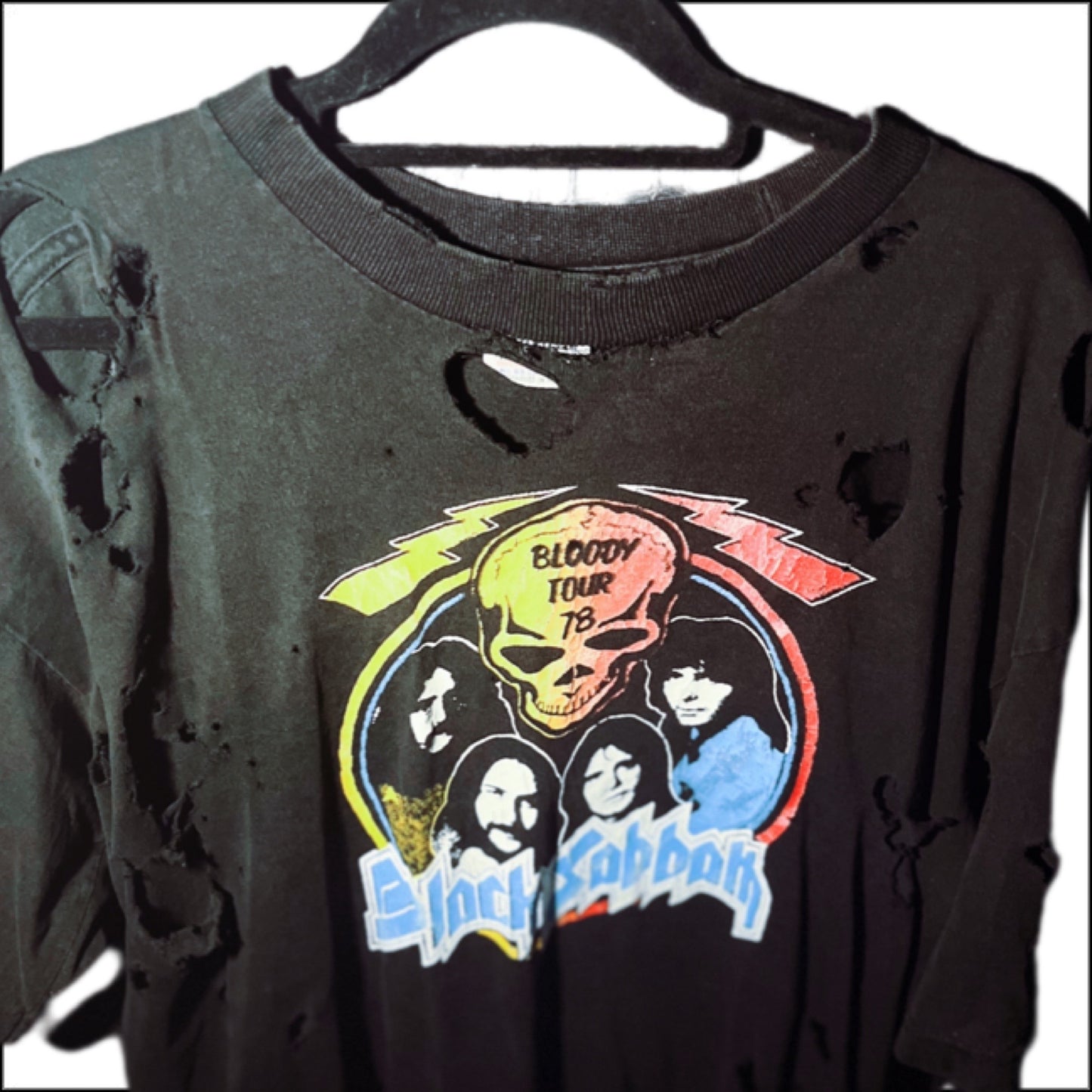 Vintage Black Sabbath Distressed T-Shirt