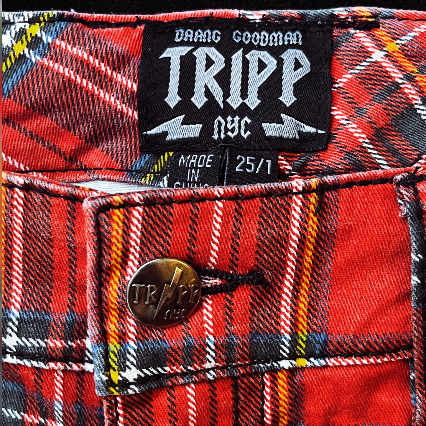 Tripp NYC Plaid Pants